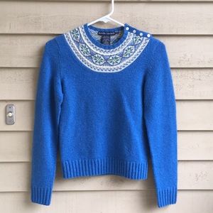 Ralph Lauren extra fine wool fair isle sweater